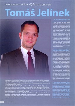 Leaders Magazine: Tomáš Jelínek - ambassador without diplomatic passport (Linda Štucbartová)