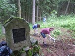 Ora et labora II - deutsch-tschechisches Workcamp und Jubiläumsfeier der Kirche in Herlíkovice/Hackelsdorf