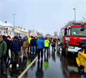 Hasiči z Chebu pomáhají pendlerům na hraničním přechodu