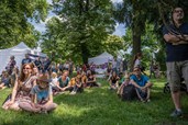 Eine deutsch-tschechische Insel auf dem Festival United Islands