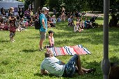 Eine deutsch-tschechische Insel auf dem Festival United Islands