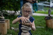 Eine deutsch-tschechische Insel auf dem Festival United Islands