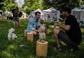 Eine deutsch-tschechische Insel auf dem Festival United Islands