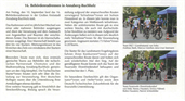 Grenzübergreifendes Radrennen der Partner-Rathäuser